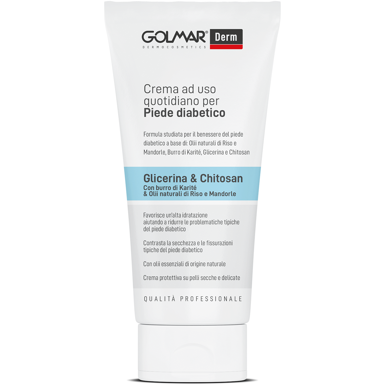 GOLMAR- Crema per Piede Diabetico con Glicerina e Chitosan GolmarDerm