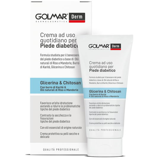 GOLMAR- Crema per Piede Diabetico con Glicerina e Chitosan GolmarDerm