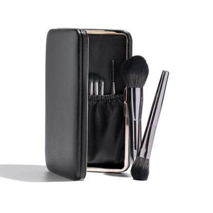Set di pennelli trucco con custodia nera - INGLOT